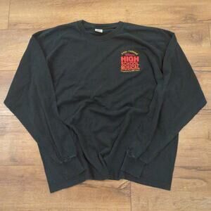 VTG Disney High School Musical Adult XXL Long Sleeve Shirt Embroidered HSM Y2K